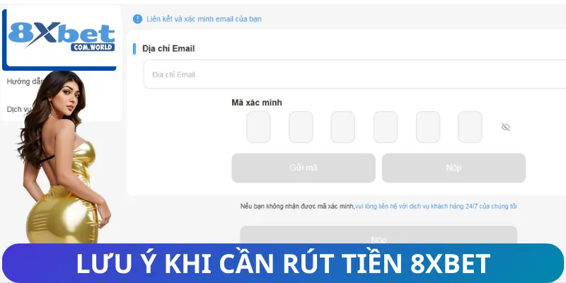 Lưu ý nhập lệnh rút đúng theo yêu cầu để nhận tiền sớm hơn